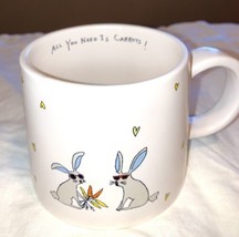 All You Need is carrots  rabbit Bunny  Coffee or Cocoa Mug   NEW - £9.29 GBP