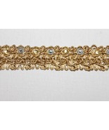 SWEET TRIMS ART 3cm HEIGHT POLYESTER FURNITURE TRIMS ART. 10867 LUREX-
s... - $2.33