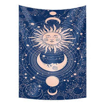 Anyhouz Tapestry Blue Galaxy 95X70 cm Tarot Card Psychedelic Scene Art Hippie Bo - £17.50 GBP