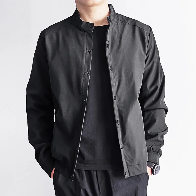 Spring Casual Men Oversized Jacket 5xl 6xl 7xl Large Size Loose Button Up Coat B - £290.00 GBP