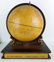 Unlimited Horizons Seagrams Crown Royal Employee Award Globe Atlas Map - £157.37 GBP