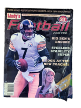 Lindy&#39;s 2006 Pro Football NFL Yearbook: Pittsburgh Steelers, Ben Roethlisberger - £3.87 GBP