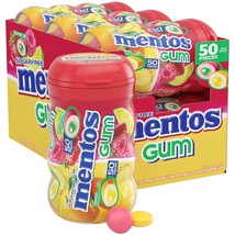 Mentos Sugar-Free Chewing Gum, Tropical, Red Fruit and Lime, Bulk, 50 Piece - $39.55