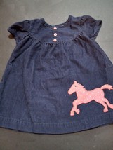 Carters Unicorn Horse Baby Girls Dress Size 6 Months - $5.49