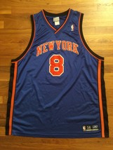 Authentic 2003 Reebok New York Knicks Latrell Sprewell Road Blue Jersey 56 doubl - £247.79 GBP