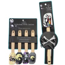 The Nightmare Before Christmas Silicone Spatula Set of 4 Disney + Cookie Cutter  - £16.27 GBP