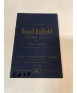 1953 Royal Enfield 150 Ensign Parts List Diagram Book - $995.07 MXN