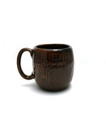 Vintage Hawaiian Coffee Mug Kuka Chuck Old Hawaii Ceramic Cup Brown - $32.39