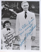 Fantasy Island Cast Signed Photo X2- Ricardo Montalban &amp; Herve Villechaize w/COA - £470.23 GBP