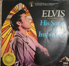 Elvis Presley - His Songs of Inspiration- Vinyl LP RCA Victor 1977 - £3.96 GBP