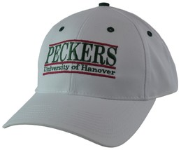 University of Hanover Peckers NCAA 3 Bar Team Logo White OSFM Hat by The Game - £13.49 GBP