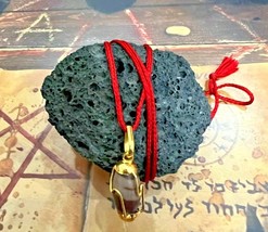 BLACK STONE PENDANT XXX 100 TIMES THE SEXUAL POWER RUHANI ATTRACT YOUR F... - $77.79