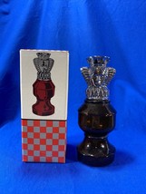 Vintage AVON The Queen Mens Deep Woods Aftershave Chess Empty Bottle In ... - $5.90