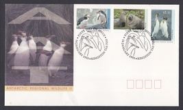 Australia A.A.T.: 1993 Antarctic Regional Wildlife II. FDC. Ref: P0047 - £1.33 GBP