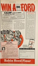 1948 Print Ad Robin Hood Flour Mystery Rolls Recipe Name Contest Minneap... - £12.73 GBP