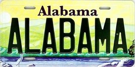 Alabama State License Plate Novelty Fridge Magnet - $7.99