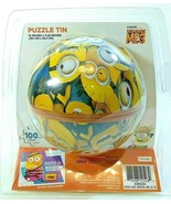 Illumination Despicable Me3 Minion Round Puzzle Tin 100 Pcs 15&quot; X 11.25&quot;... - $18.94 CAD