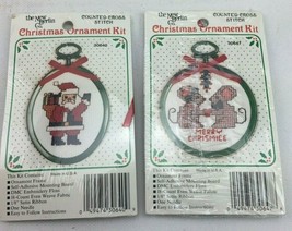The New Berlin Co. Merry Christmas Ornament Kit Santa Mice Counted Cross Stitch - £15.76 GBP