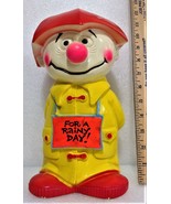 Coin Bank - Vintage Piggy Bank Play Pal 1971 Plastics &#39;For A Rainy Day&#39; ... - $25.65 CAD