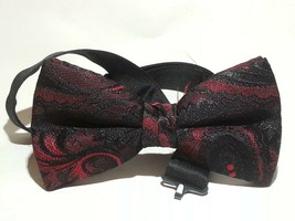 Bow Tie Men Dress Neckware Ready To Wear Adjustable Strap Paisley Print !!!!!!!! - £11.59 GBP