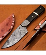 Custom Handmade Knife Hand Forged Damascus Knife Steel Hunting Dagger Kn... - $435.93 MXN