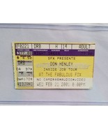 THE EAGLES / DON HENLEY - VINTAGE 2001 CONCERT TOUR TICKET STUB - $10.00