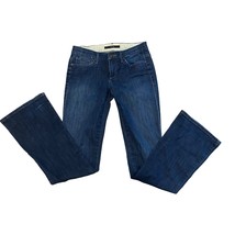 Joe’s Jeans Rocker Mid Rise Flare Leg Denim Thompson Blue Jeans Size 27 - $36.21