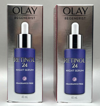 Olay Regenerist Retinol 24 Night Serum Fragrance Free 40 ml/1.3  Oz - 2 ... - $24.00