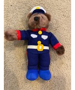 Plush Teddy Bear Vintage Steven Smith Stuffed Military uniform navy - £9.57 GBP