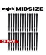Majek Mens Tour Pro Black Midsize LOGO Golf Grips - 26 PACK - $66.94 CAD