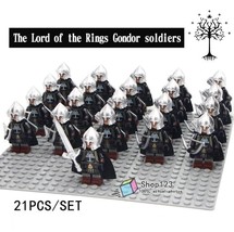 21pcs/set The Lord of the Rings Minifigures Aragorn Leader Archer Gondor Soldier - £26.04 GBP