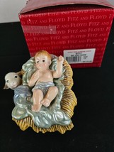 Fitz And Floyd Christmas Nativity BABY JESUS Figurine 5” Length w/ Box - $29.65