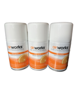 3 Pack AirWorks Air Freshener Aerosol Molecule Odor Neutralizer Citrus G... - $21.73