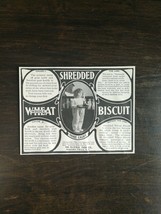 Vintage 1902 Shredded Whole Wheat Biscuit Natural Food Company Original ... - $6.64