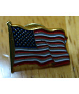 Wavey flag lapel pin - $7.95