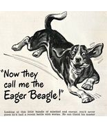 Sergeant&#39;s Dog Care Products Eager Beagle 1948 Advertisement Pets DWEE17 - €17,15 EUR