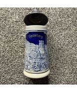 Vintage Reinhold Merkelbach Pewter Lid Beer Stein German Made 6.5” Height - $644.87 MXN