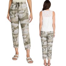 Johnny Was Sidra Camo Print embroidered Women&#39;s Linen Jogger Pants Size: XS - $92.29