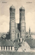 Munchen Munich Germany~Frauenkirche~ 1900s Photo Postcard - £7.98 GBP