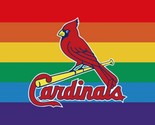St. Louis Cardinals Pride Flag 3x5ft Banner Polyester Baseball World Ser... - $15.99