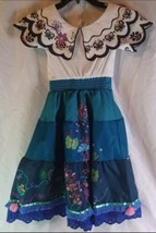 Disney Store Encanto Mirabel Deluxe Costume Dress Girls Size 5/6 - £44.13 GBP