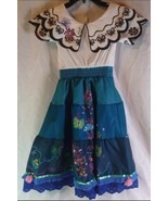 Disney Store Encanto Mirabel Deluxe Costume Dress Girls Size 5/6 - £44.12 GBP
