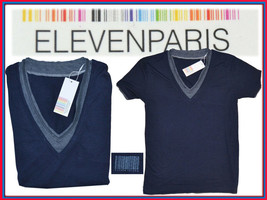 ELEVEN PARIS France Men&#39;s T-shirt S or M! AT BARGAIN PRICE! EP05 T1G - £16.18 GBP