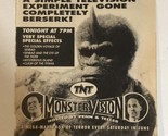 TNT Monster Vision Tv Guide Print Ad Penn &amp; Teller TPA15 - £4.73 GBP