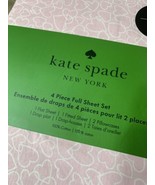 Rare Kate Spade Blush Pink White Hearts Full Sheet Set 4pc Valentines Ne... - $1,888.67 MXN