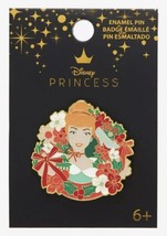 Disney Loungefly Cinderella Wreath Metal Enamel Pin - $18.31