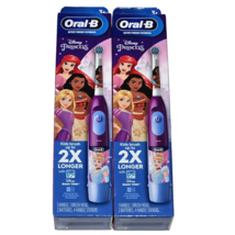 2 Oral-B Battery Powered Toothbrush Disney Princess Kids Brush 2 AA&#39;s In... - $37.99