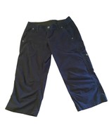 Kuhl Free Range Hiking Pants Women&#39;s SIze 4 Navy Blue Capri Cotton Blend... - $533.14 MXN