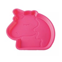 Unicorn Plates Your Zone Plastic Shaped Kids Pink Microwave Safe Home 4pk - $8.47