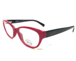 Disney Kinder Brille Rahmen 3E 4006 2005 Schwarz Rot Cat Eye Voll Rim 47... - $37.04